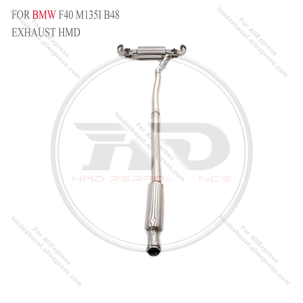 BMW F40 M135i b48 catback sus304 Valved Sport Exhaust System