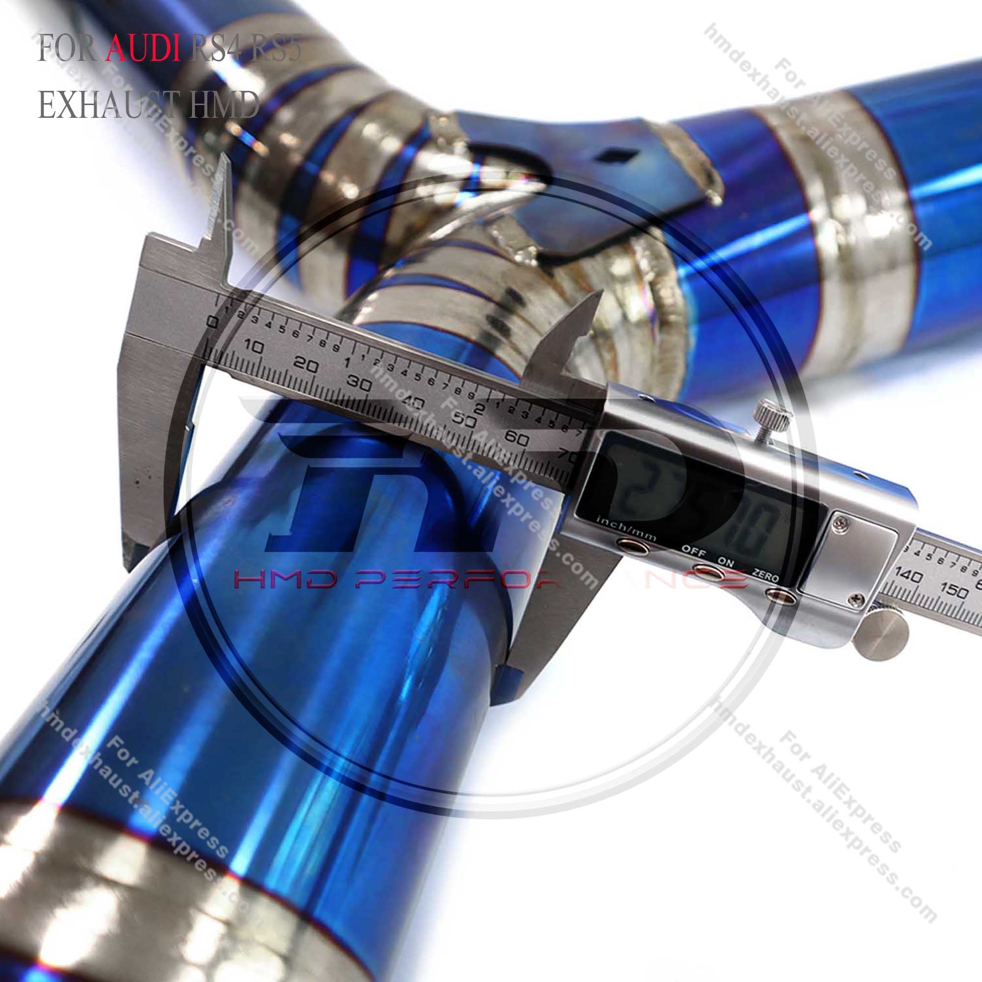 AUDI RS4 RS5 B9 Catback Titanium Valved Sport Exhaust System