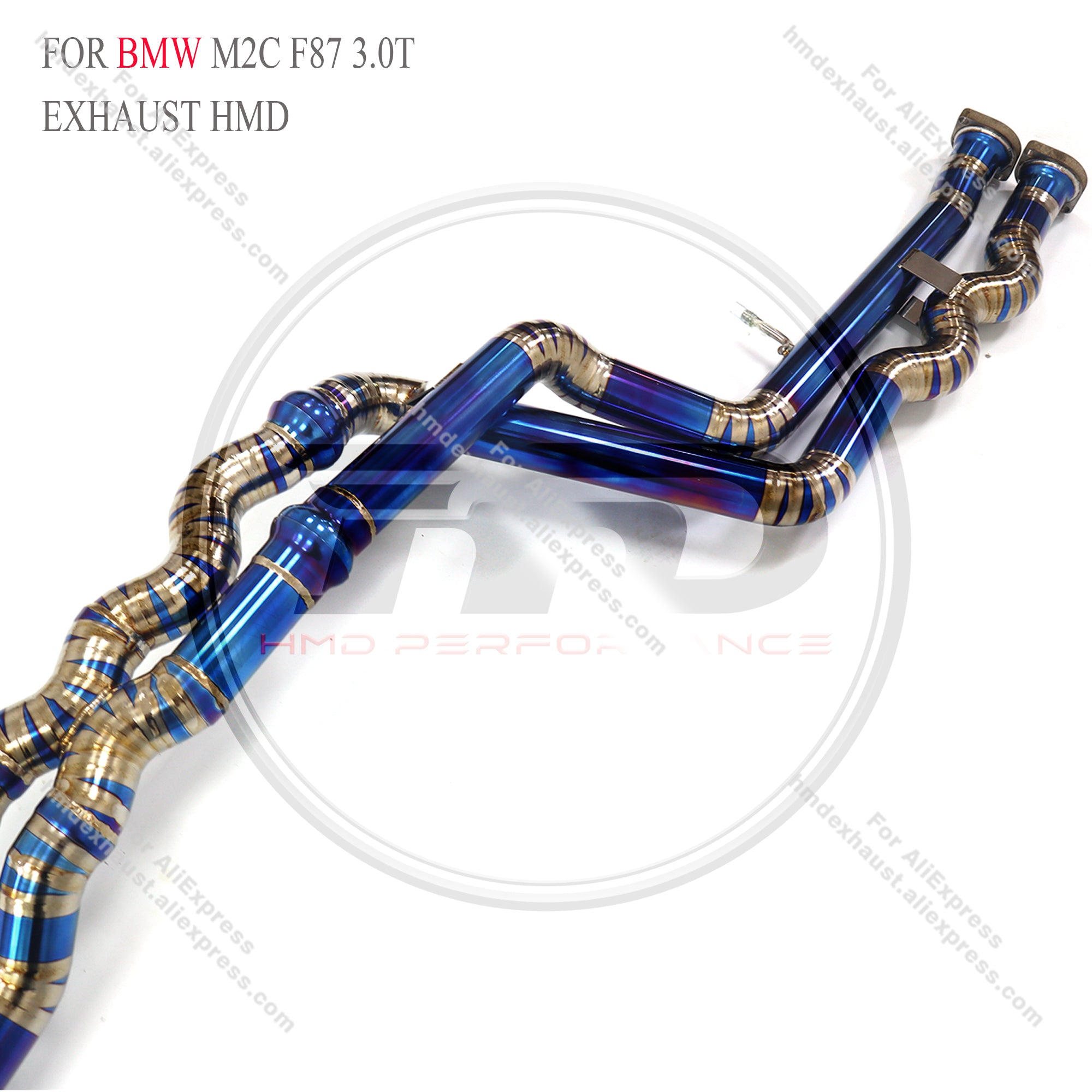 BMW M2C F87 3.0T Catback Titanium Valved Sport Exhaust System ss pipe