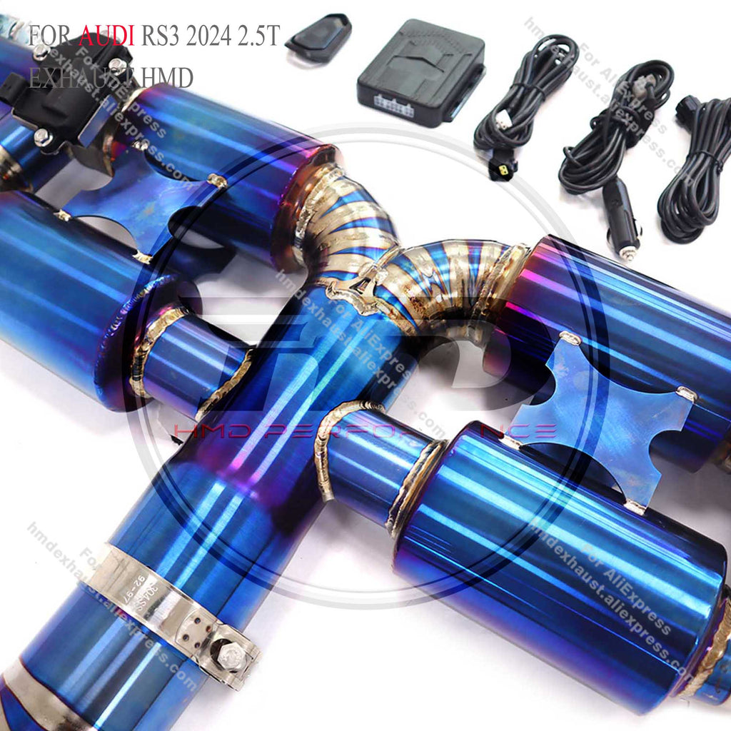 Audi RS3 2024+ 2.5T Catback Titanium Valved Sport Exhaust System