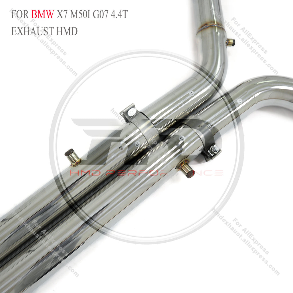 BMW X7 M50I G07 4.4T catback sus304 Valved Sport Exhaust System