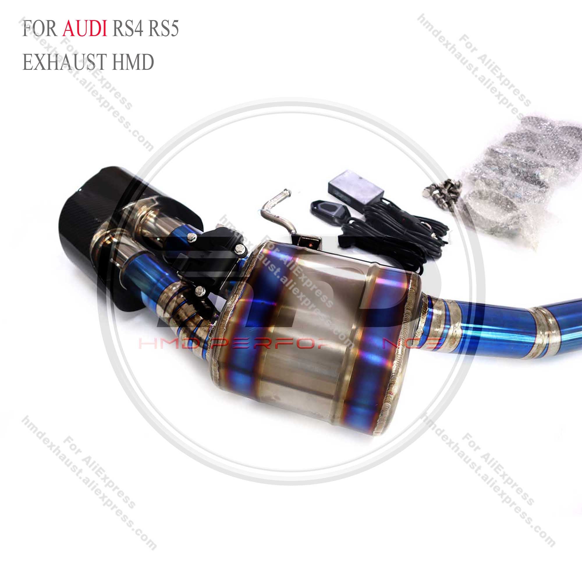 AUDI RS4 RS5 B9 Catback Titanium Valved Sport Exhaust System