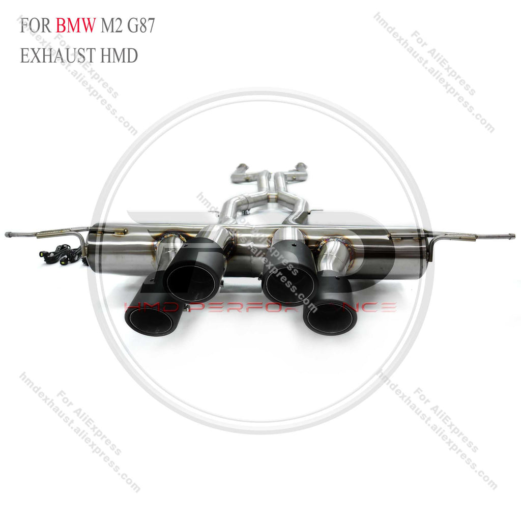 BMW M2 G87 catback sus304 Valved Sport Exhaust System Center 4‑Exit