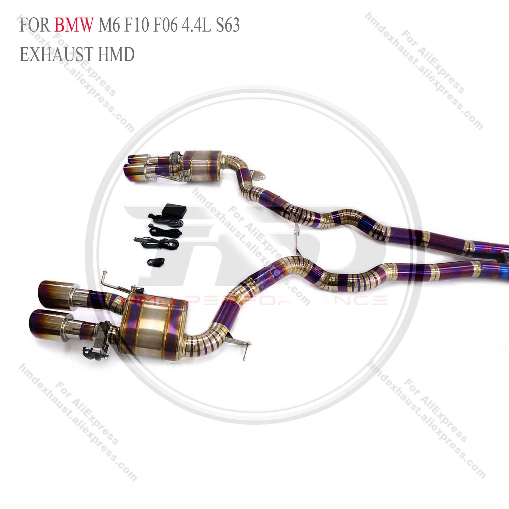 BMW M6 F10 F06 4.4L S63 Catback Titanium Valved Sport Exhaust System