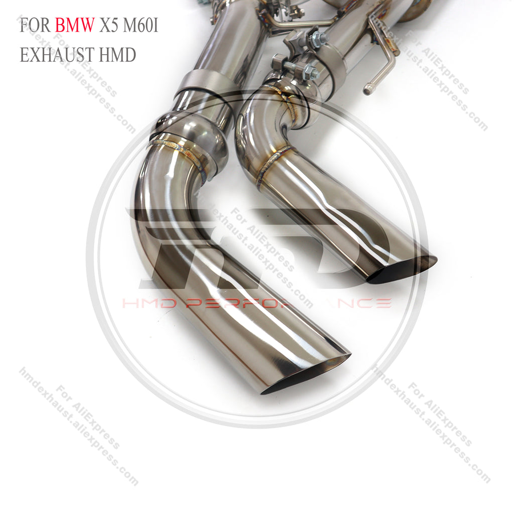 BMW X5 M60I catback sus304 Valved Sport Exhaust System