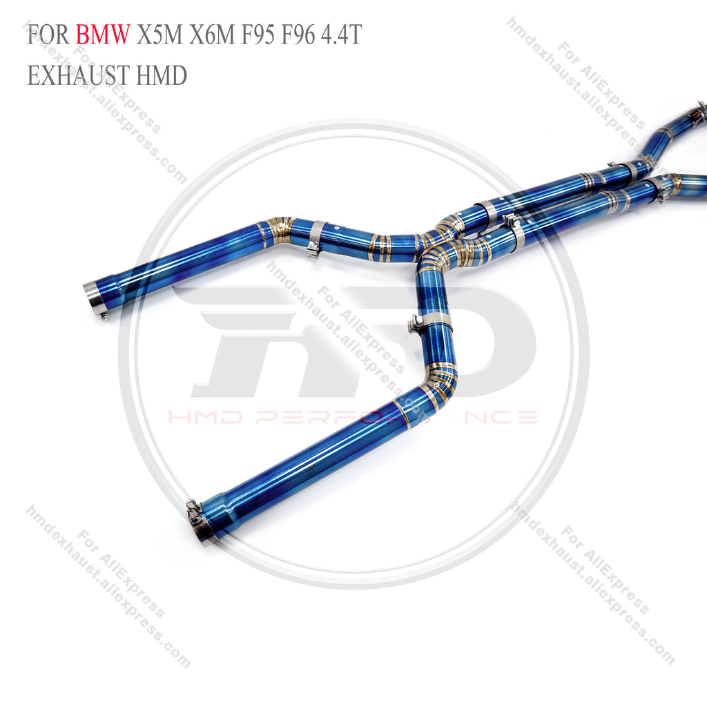 BMW X5M X6M F95 F96 4.4T Catback Titanium Valved Sport Exhaust System