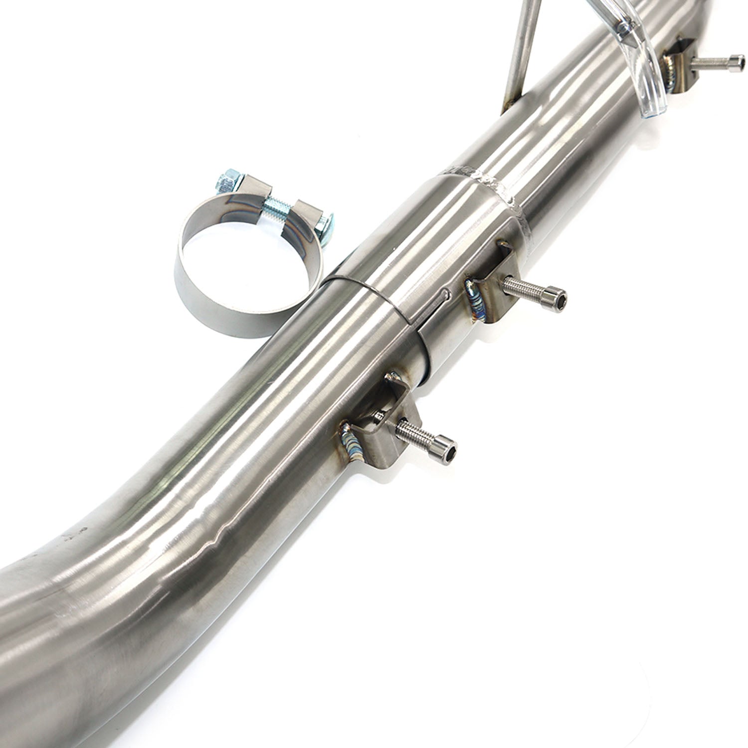 Aston Martin DBS V12 6.0T catback add Resonator Tube sus304 Valved Sport Exhaust System