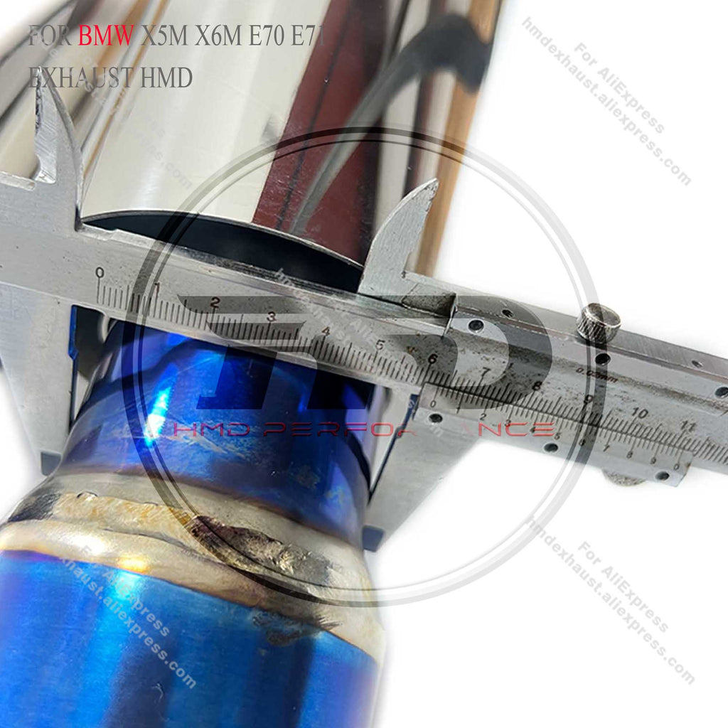 BMW X5M X6M E70 E71 Catback Titanium Valved Sport Exhaust System