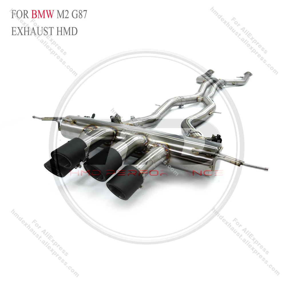 BMW M2 G87 catback sus304 Valved Sport Exhaust System Center 4‑Exit
