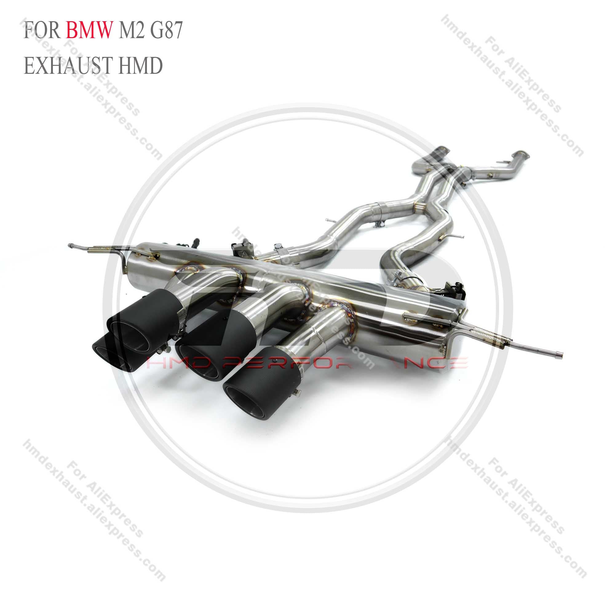 BMW M2 G87 catback sus304 Valved Sport Exhaust System Center 4‑Exit