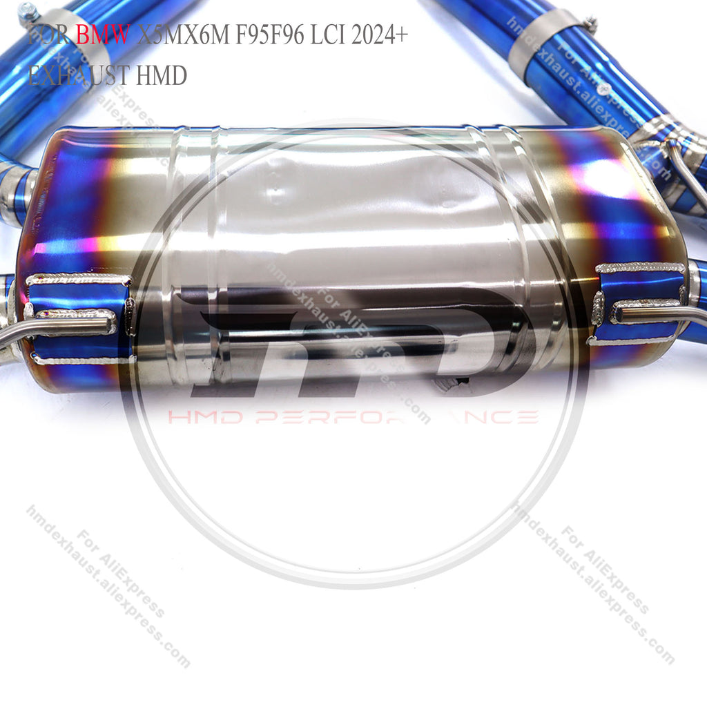 BMW X5MX6M F95F96 LCI 2024+ Catback Titanium Valved Sport Exhaust System
