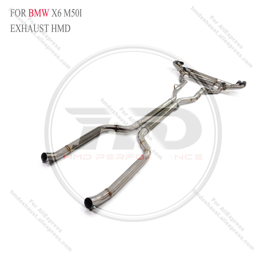 BMW X6 M50I catback sus304 Valved Sport Exhaust System