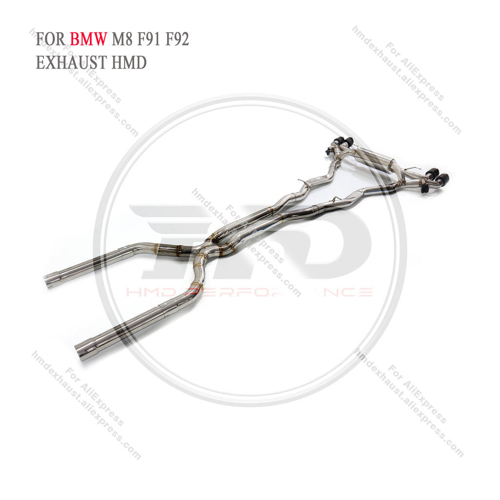 BMW M8 F91 F92 catback sus304 Valved Sport Exhaust System