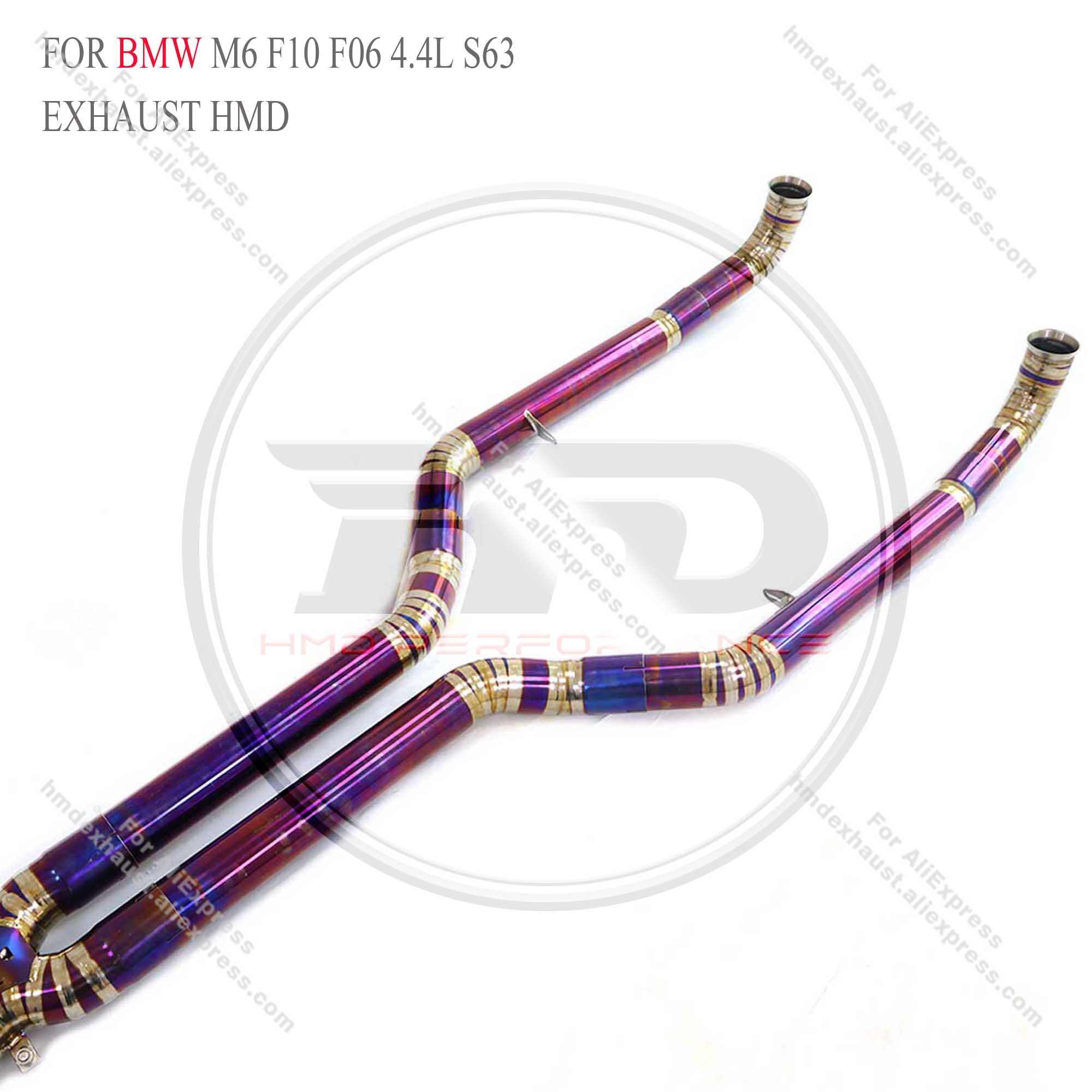 BMW M6 F10 F06 4.4L S63 Catback Titanium Valved Sport Exhaust System