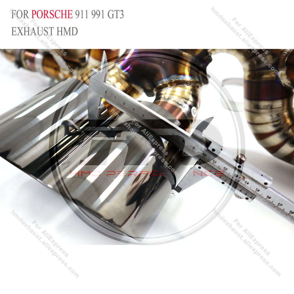 Porsche 911 991.1 GT3 Catback Titanium Valved Sport Exhaust System
