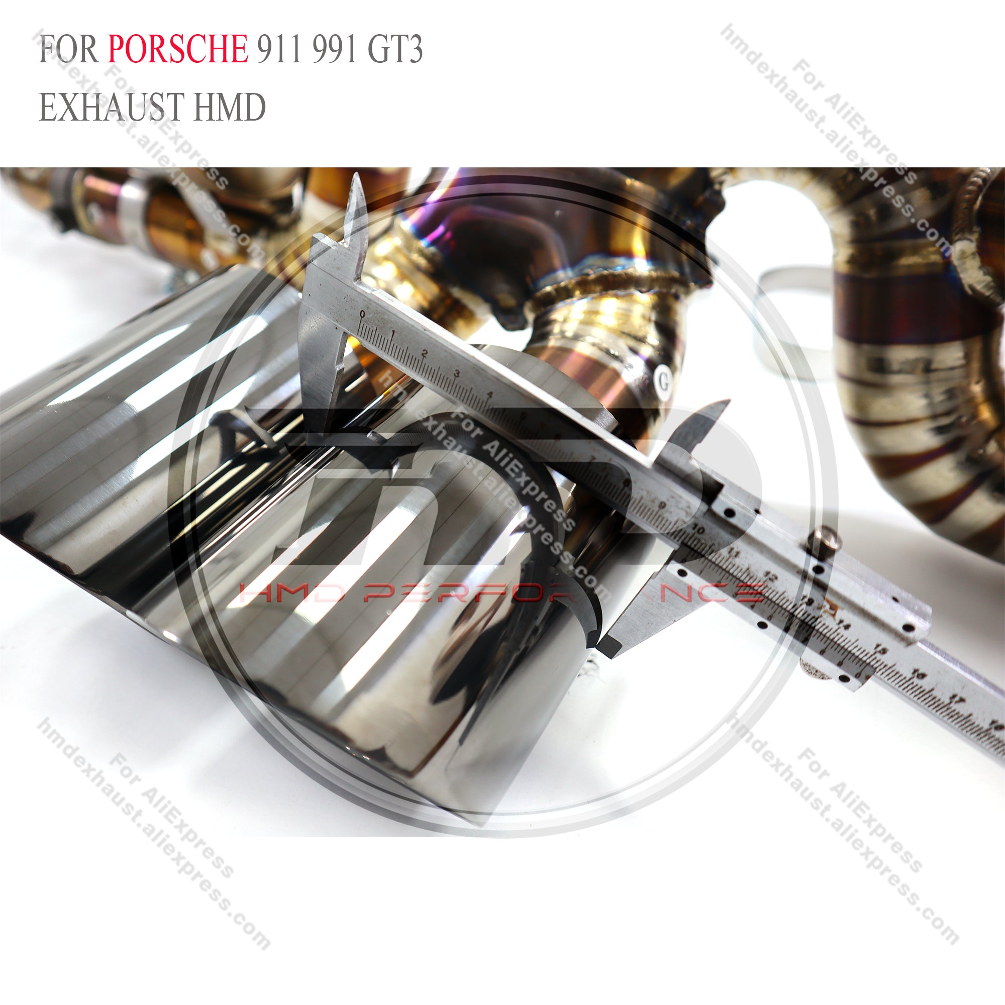 Porsche 911 991.1 GT3 Catback Titanium Valved Sport Exhaust System