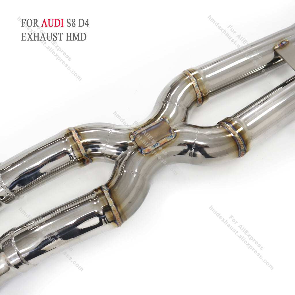 Audi S8 D4 catback sus304 Valved Sport Exhaust System