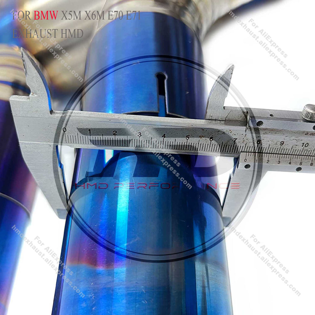 BMW X5M X6M E70 E71 Catback Titanium Valved Sport Exhaust System