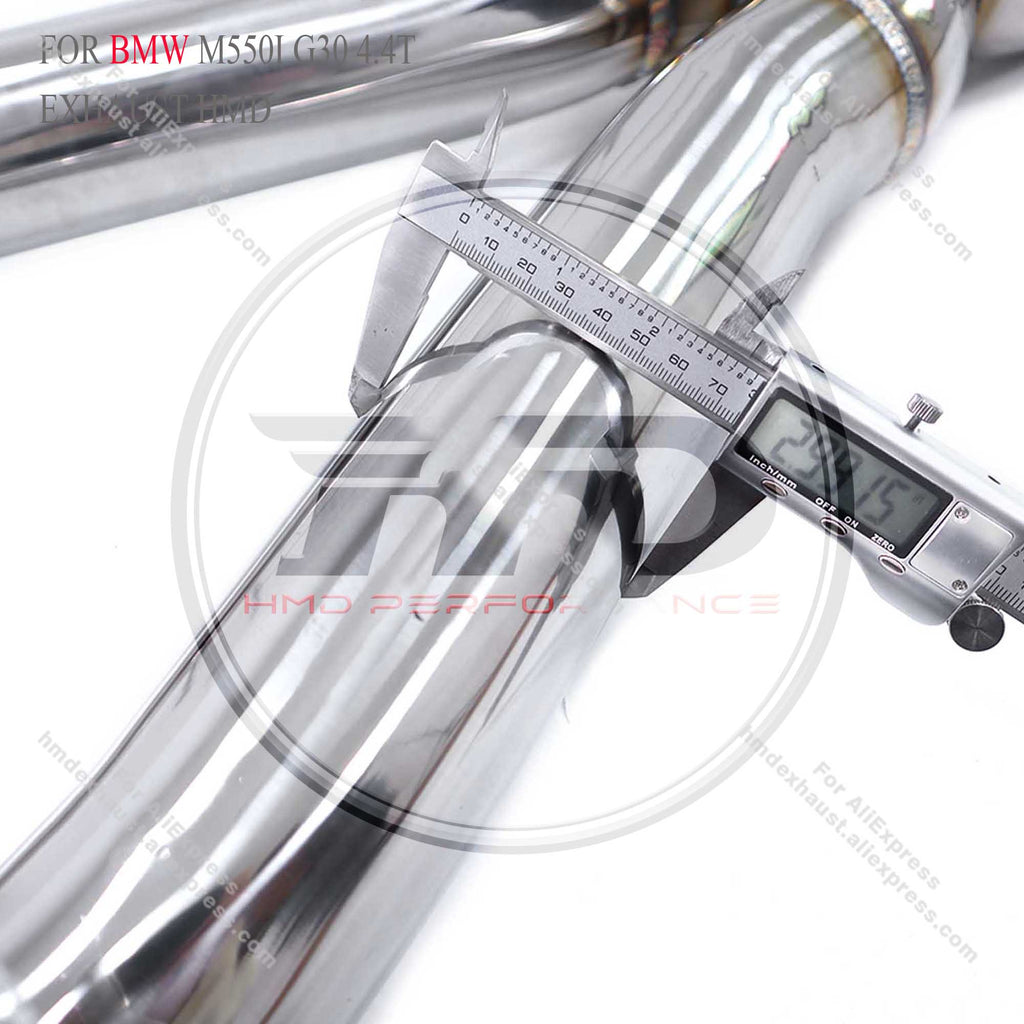 BMW M550i G30 4.4T catback sus304 Valved Sport Exhaust System