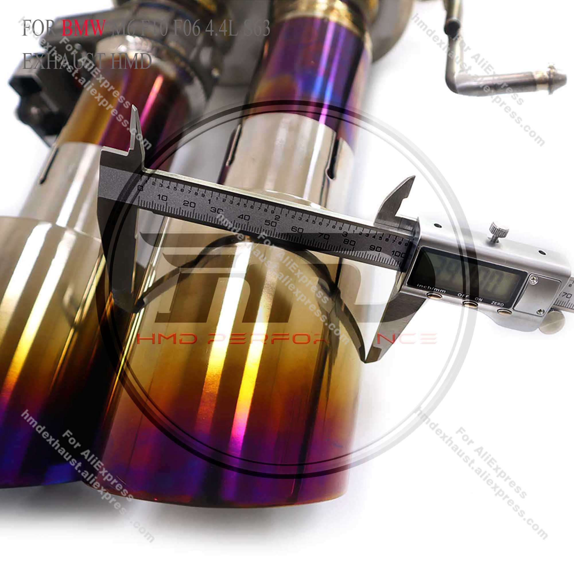 BMW M6 F10 F06 4.4L S63 Catback Titanium Valved Sport Exhaust System