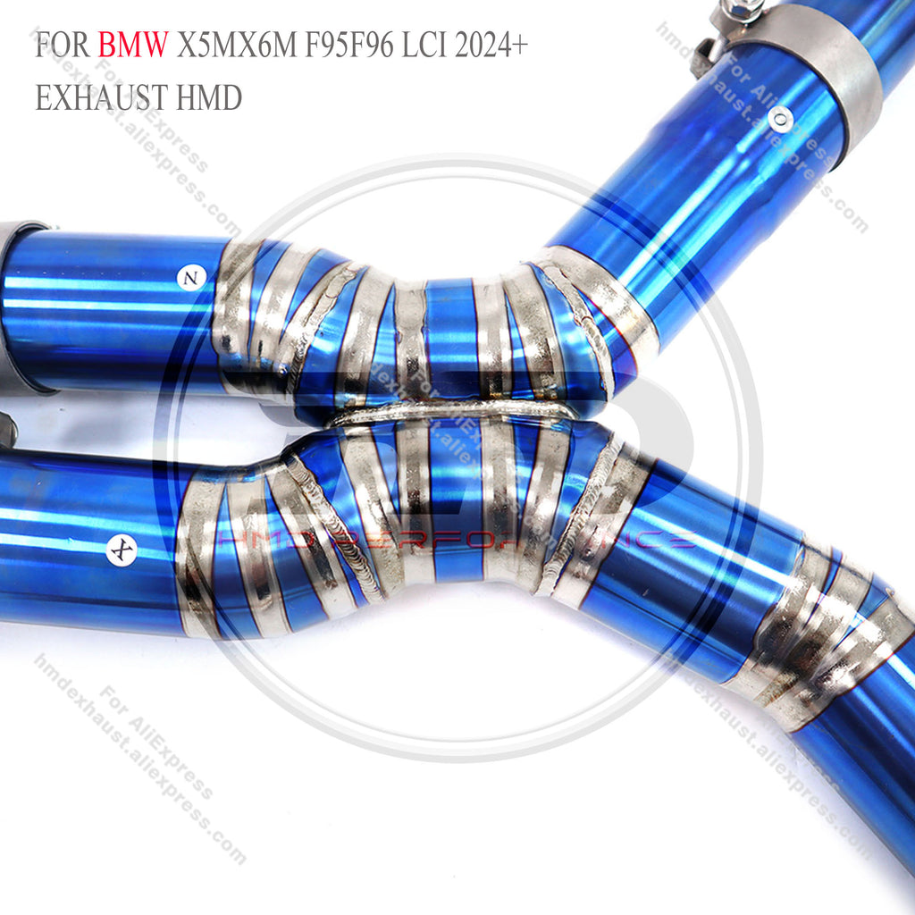 BMW X5MX6M F95F96 LCI 2024+ Catback Titanium Valved Sport Exhaust System