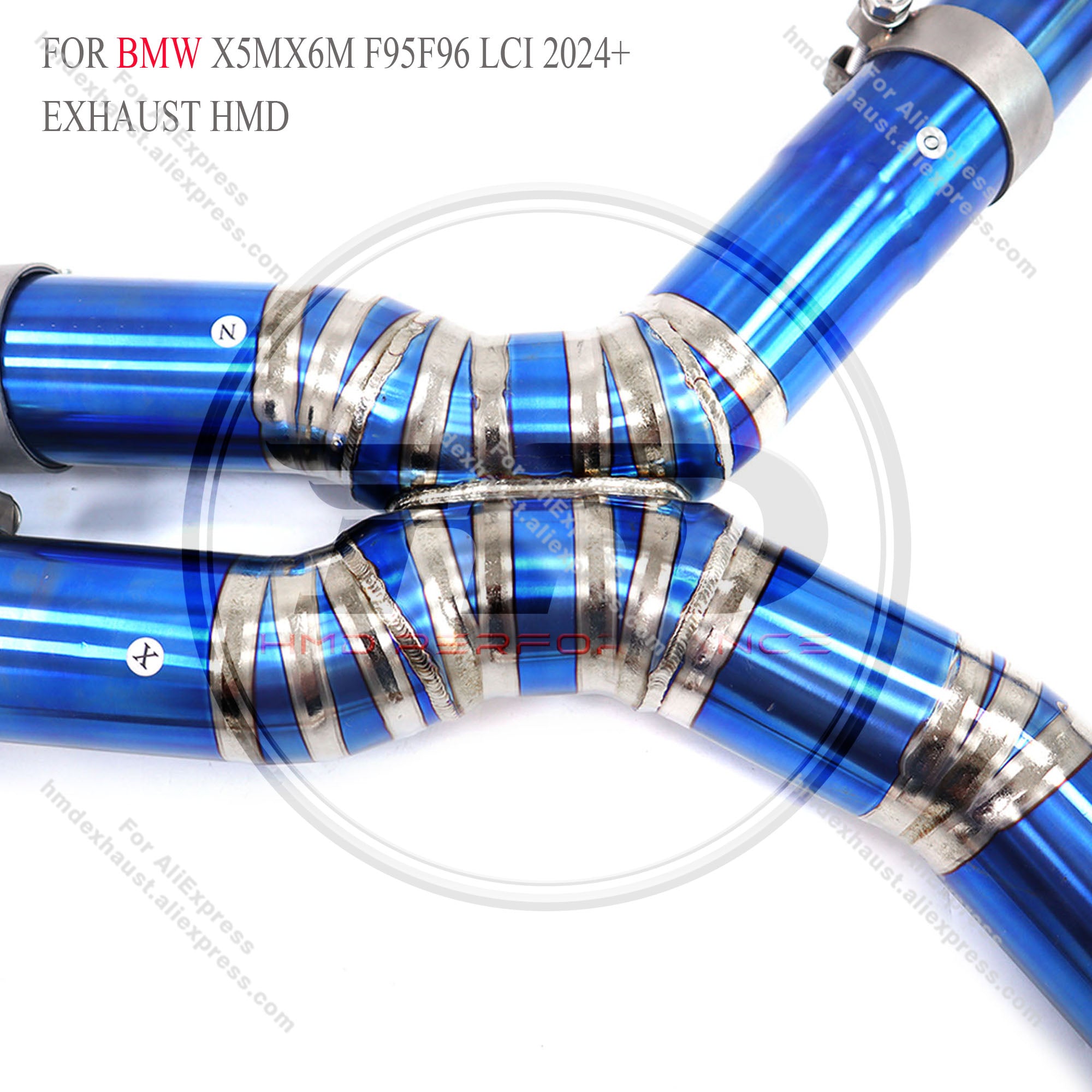 BMW X5MX6M F95F96 LCI 2024+ Catback Titanium Valved Sport Exhaust System