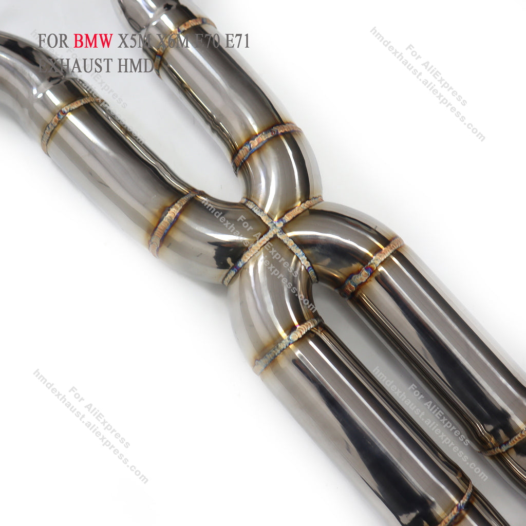 BMW X5M X6M E70 E71 catback sus304 Valved Sport Exhaust System