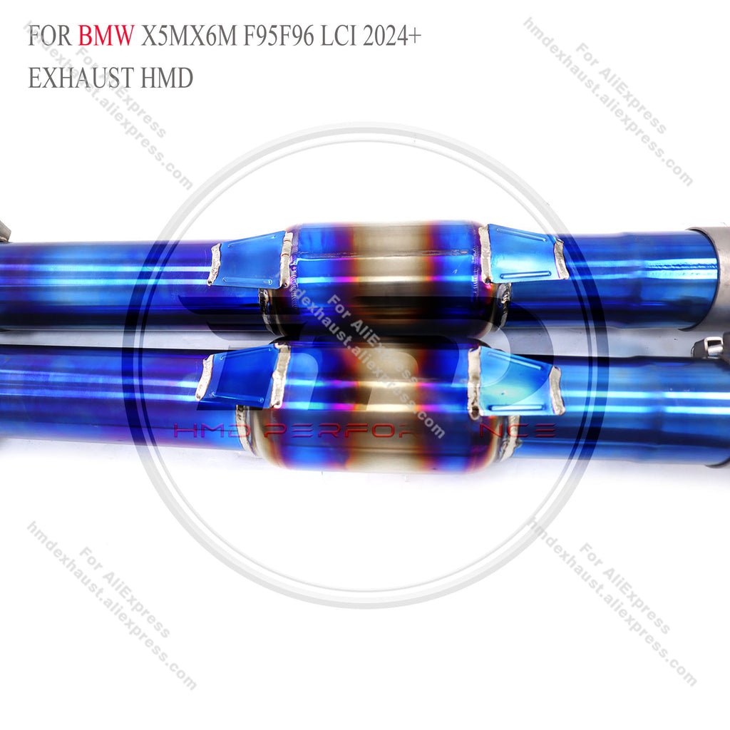 BMW X5MX6M F95F96 LCI 2024+ Catback Titanium Valved Sport Exhaust System