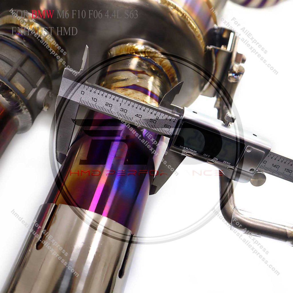 BMW M6 F10 F06 4.4L S63 Catback Titanium Valved Sport Exhaust System