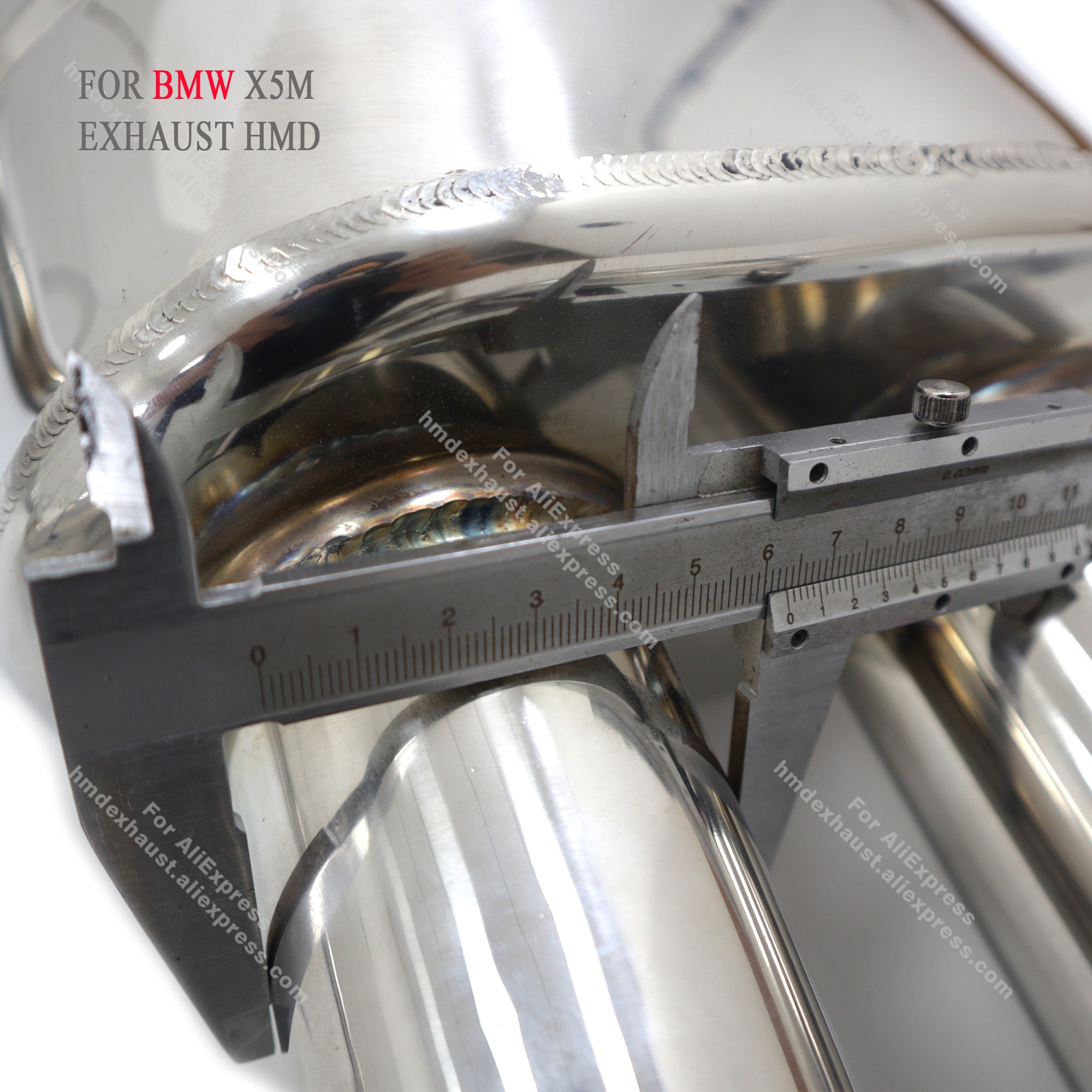 BMW X5M catback sus304 Valved Sport Exhaust System