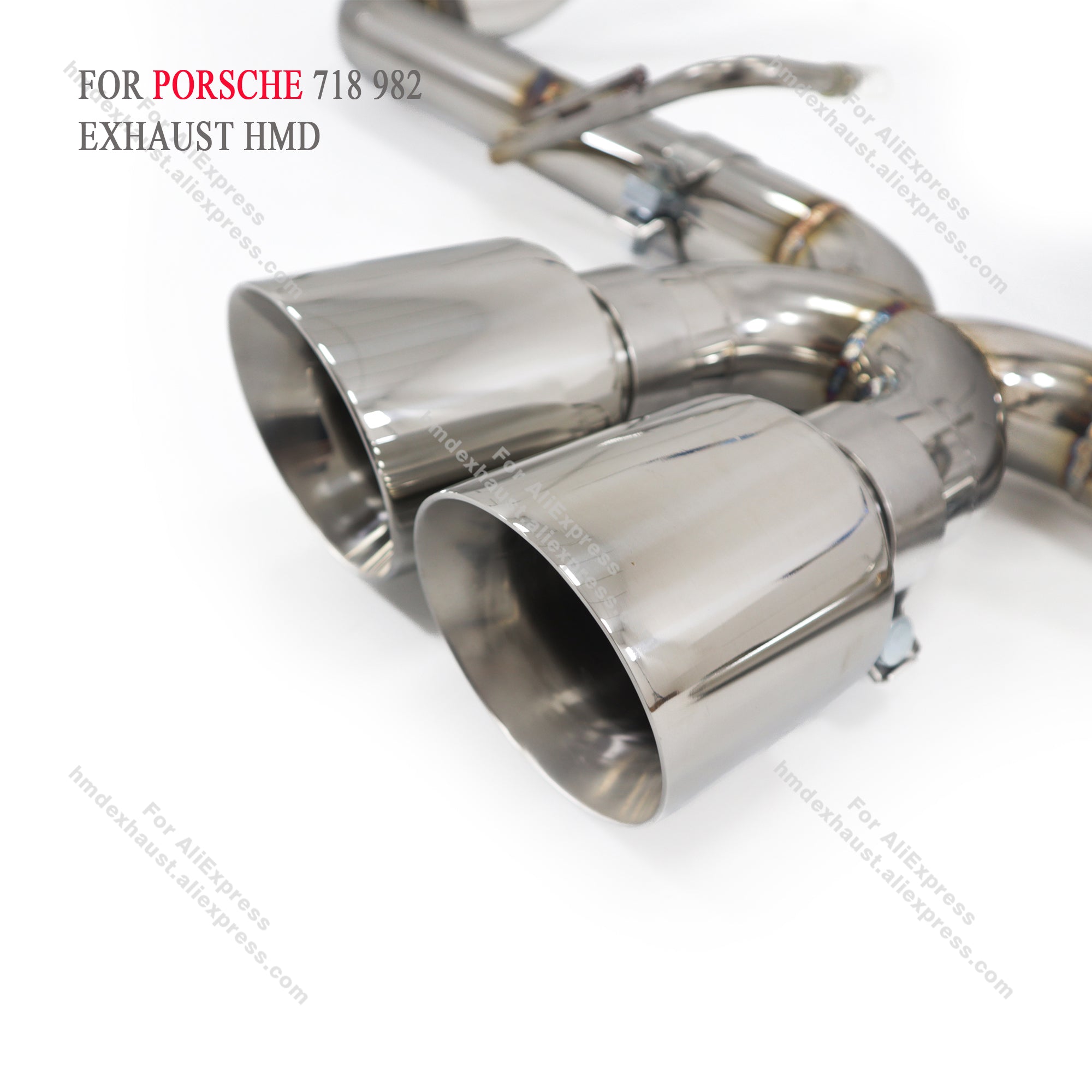Porsche 718 982 Straight Catback SUS304 High Flow Exhaust System