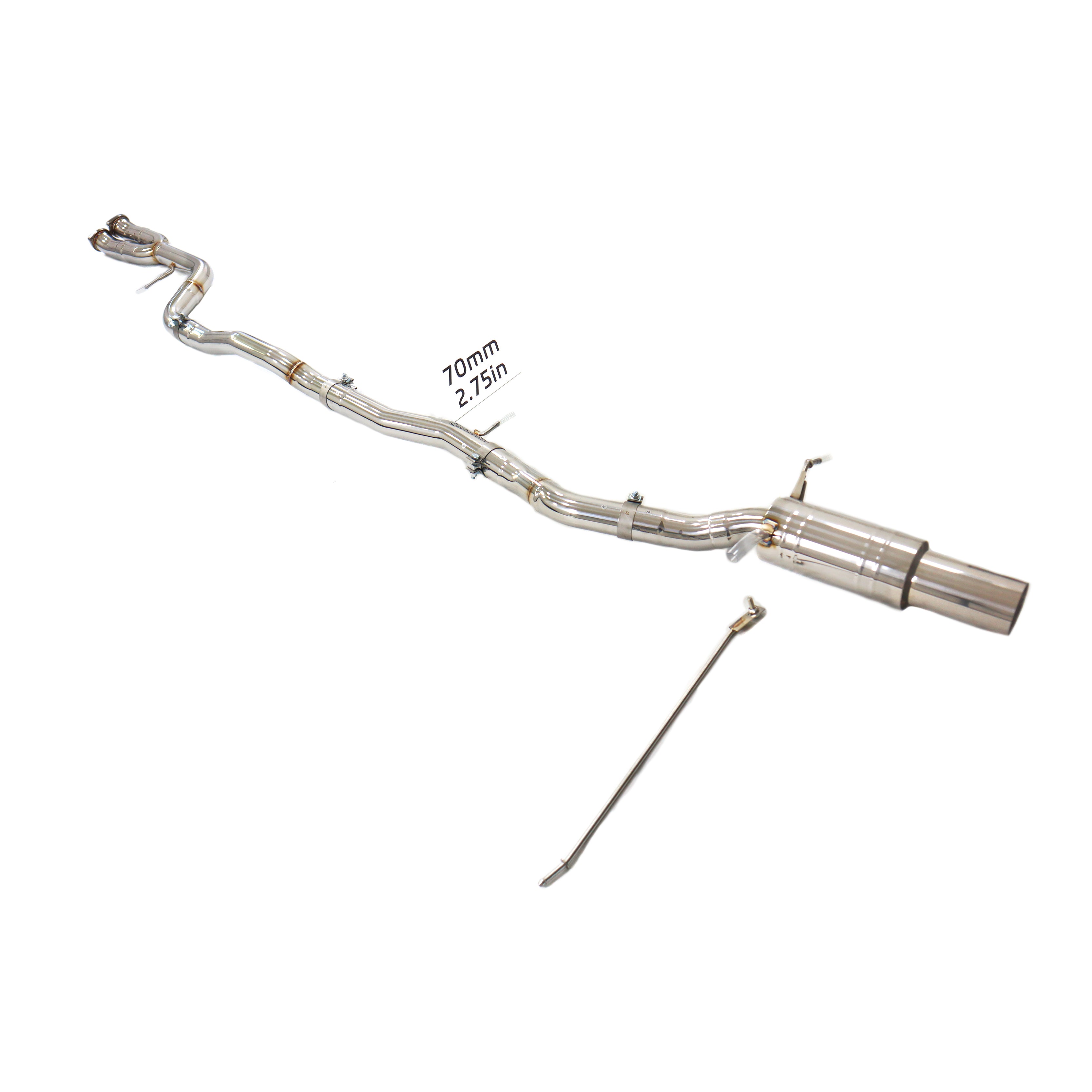 BMW M3 F80 Straight Catback SUS304 High Flow Exhaust System