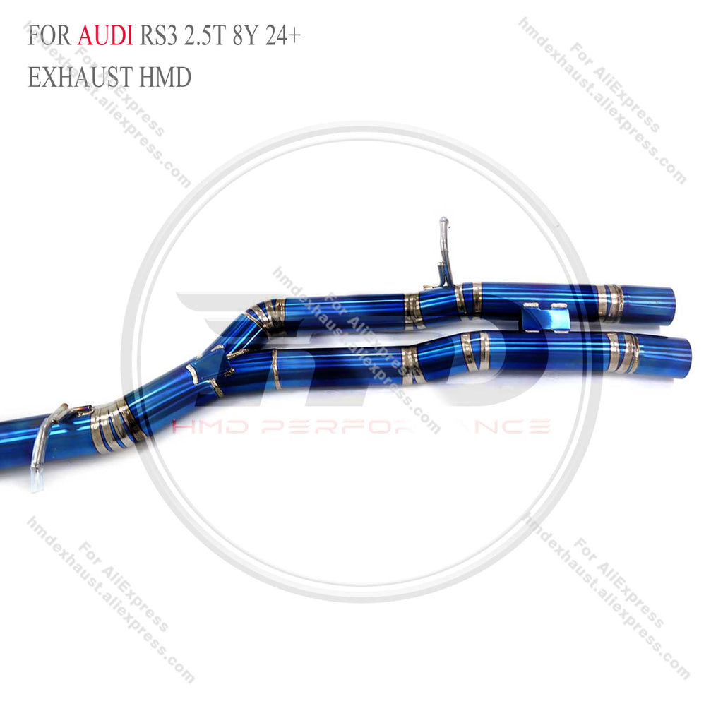 AUDI RS3 2.5T 8Y 2024+ Catback Titanium Valved Sport Exhaust System