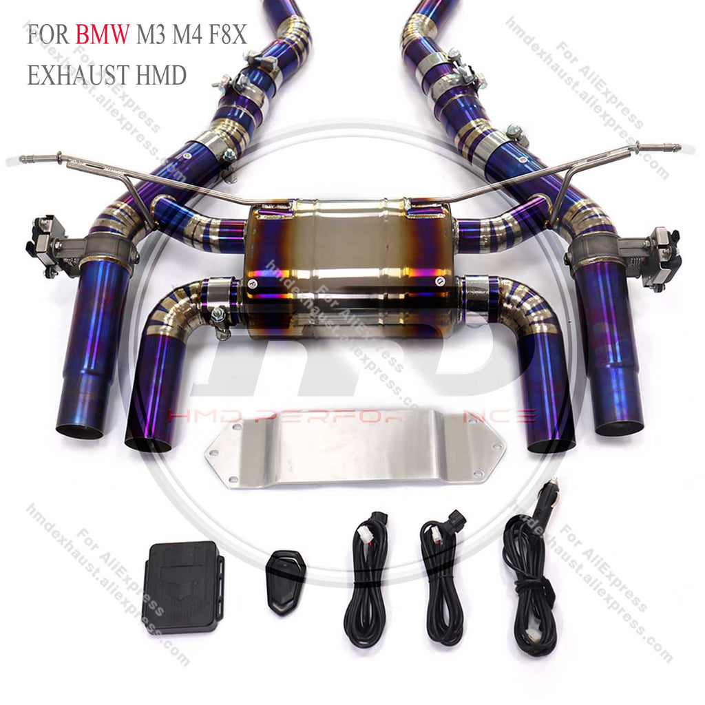 BMW M3 M4 F8X Catback Titanium Valved Sport Exhaust System Single Pipe Version