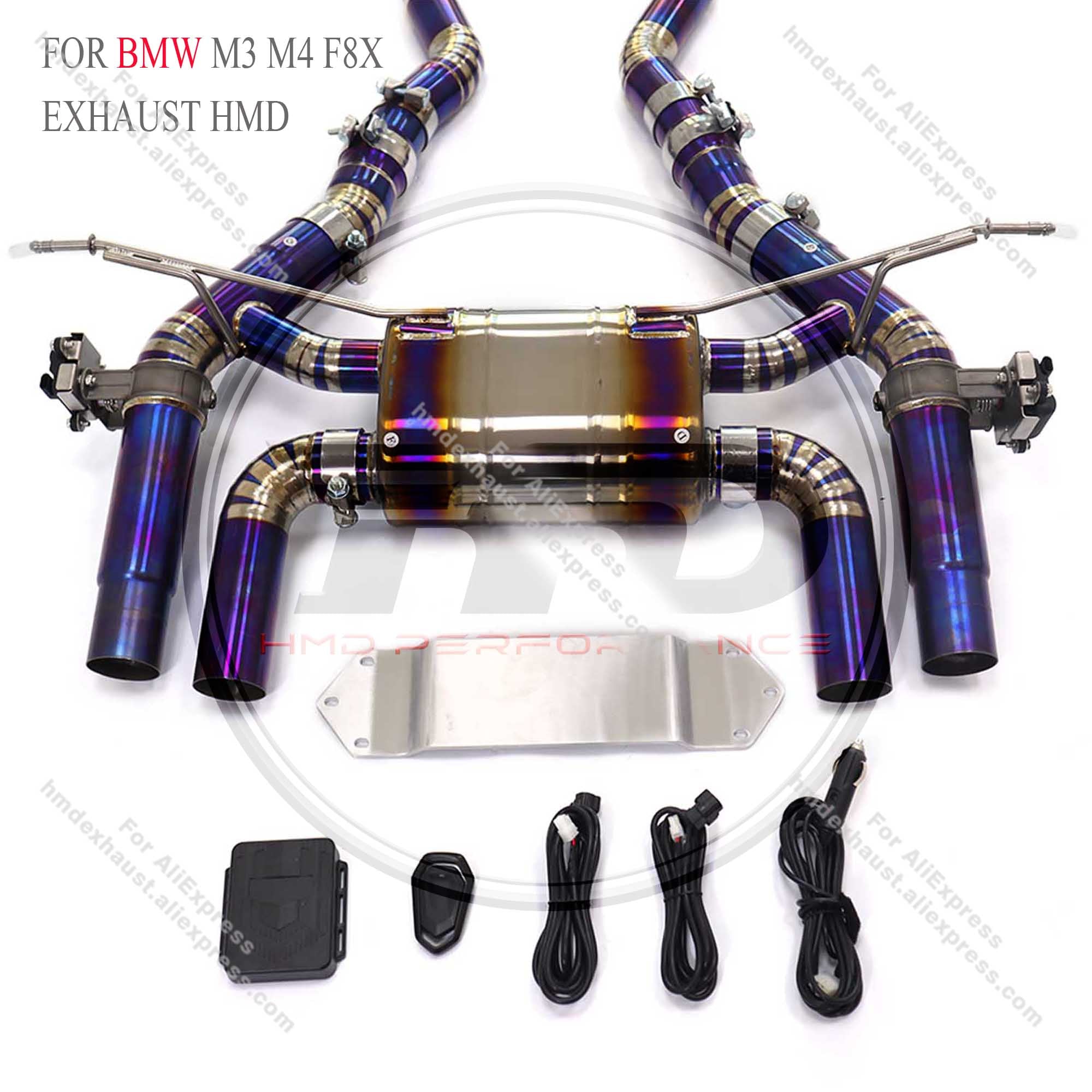 BMW M3 M4 F8X Catback Titanium Valved Sport Exhaust System Single Pipe Version