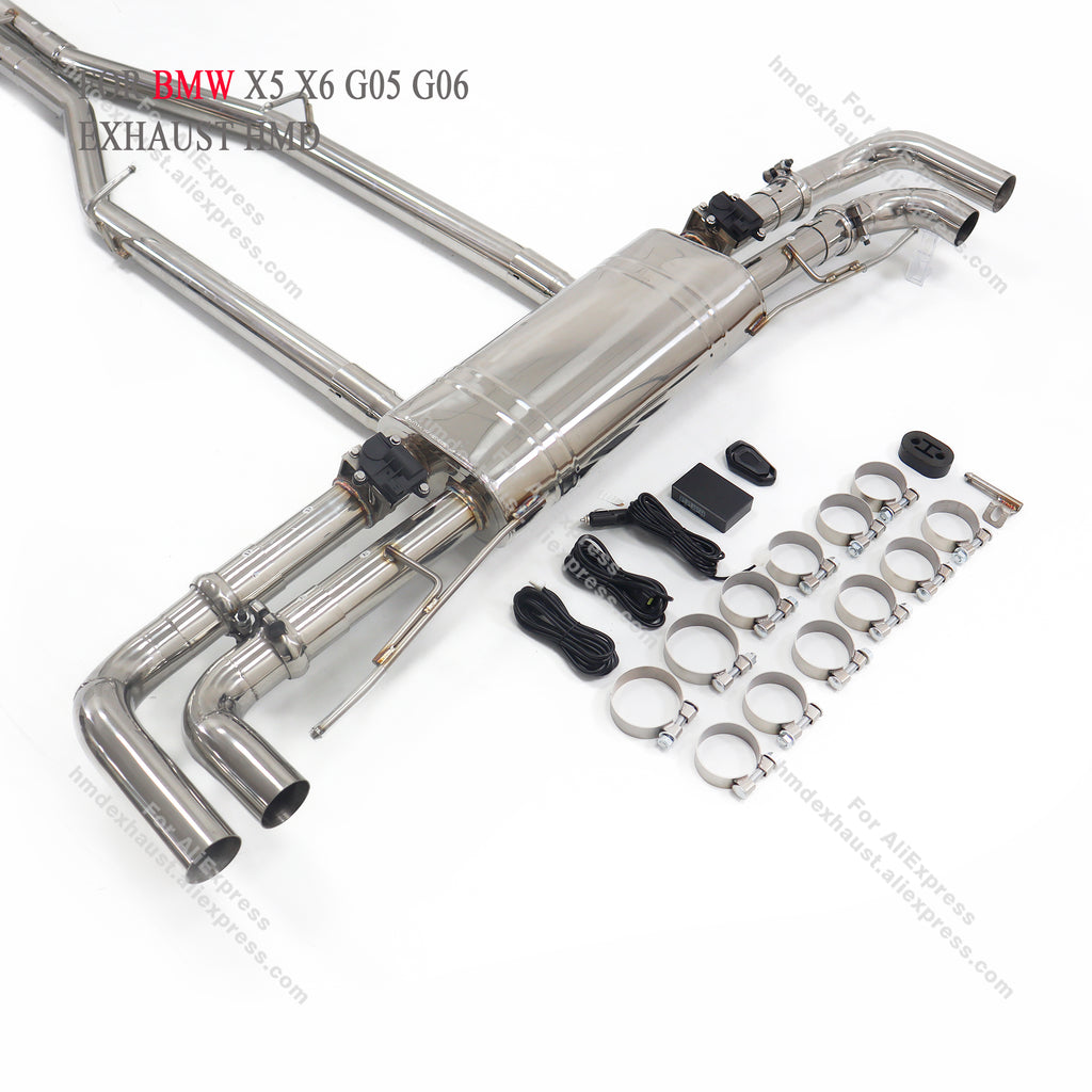 BMW X5 X6 G05 G06 catback sus304 Valved Sport Exhaust System
