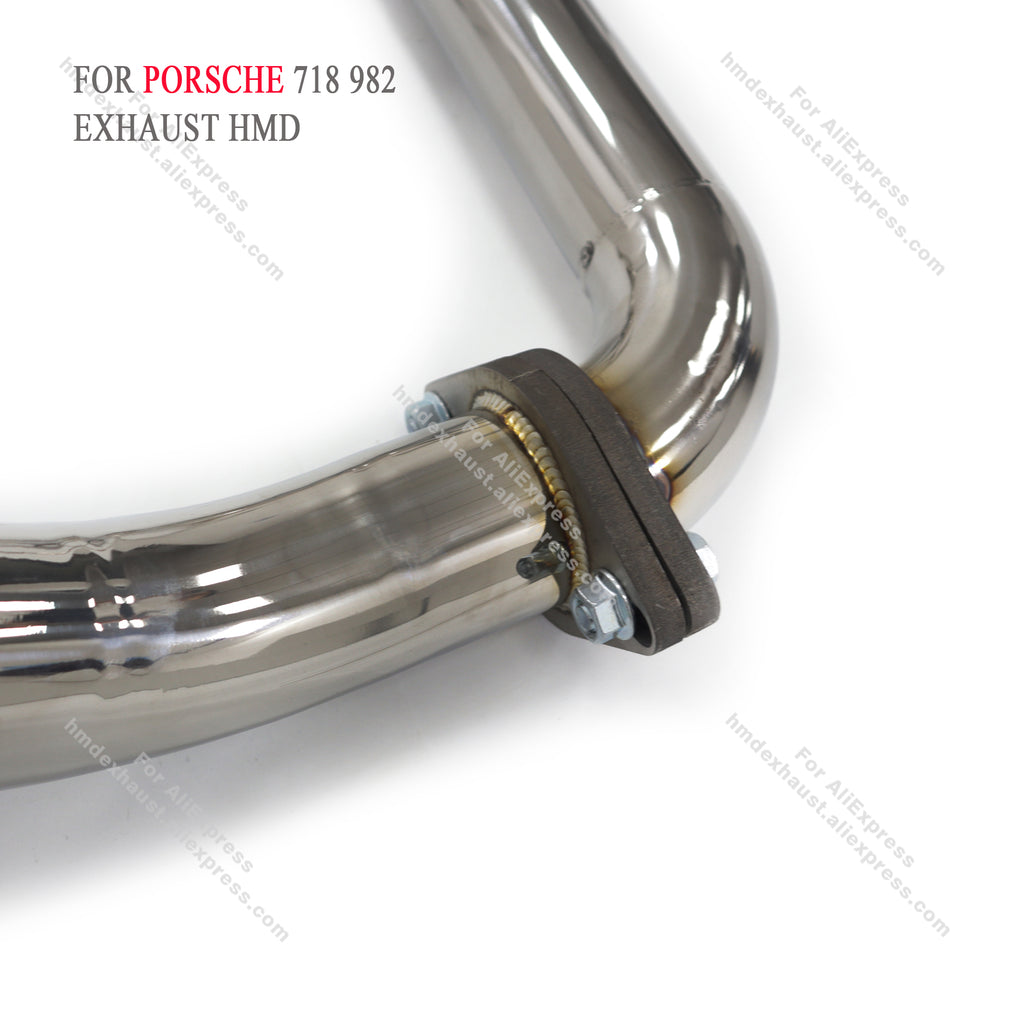 Porsche 718 982 Straight Catback SUS304 High Flow Exhaust System