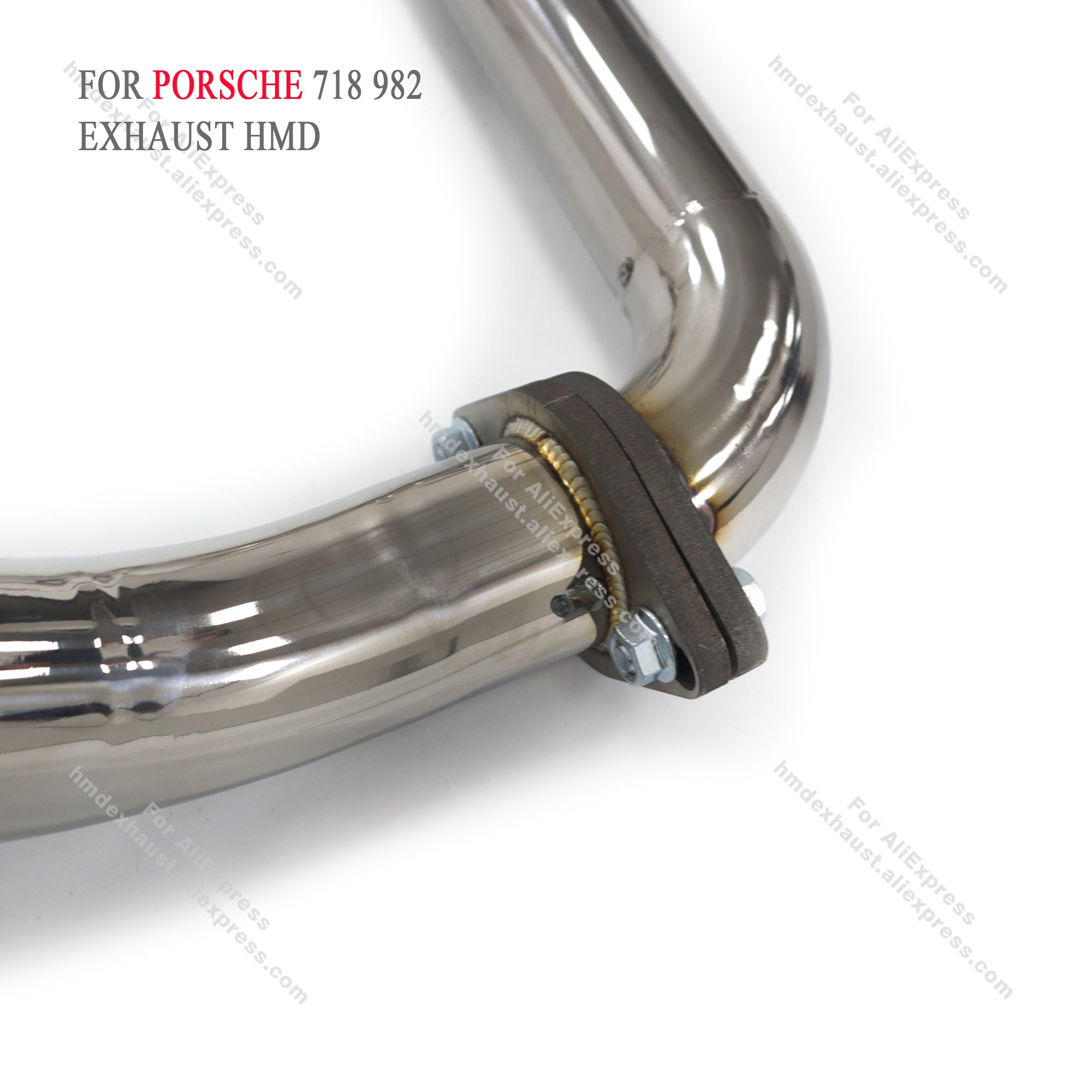 Porsche 718 982 Straight Catback SUS304 High Flow Exhaust System