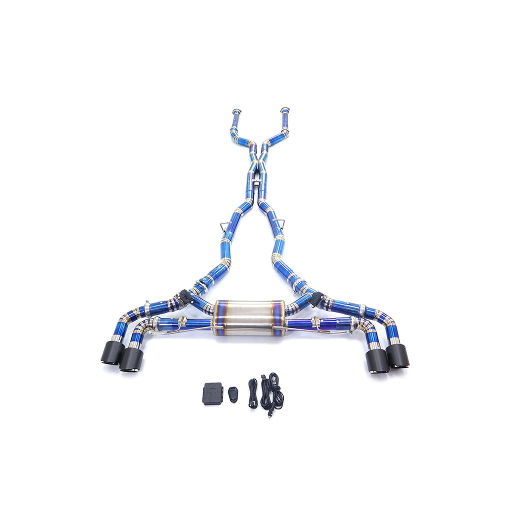 BMW X5 X6 M60i 4.4T Catback Titanium Valved Sport Exhaust System