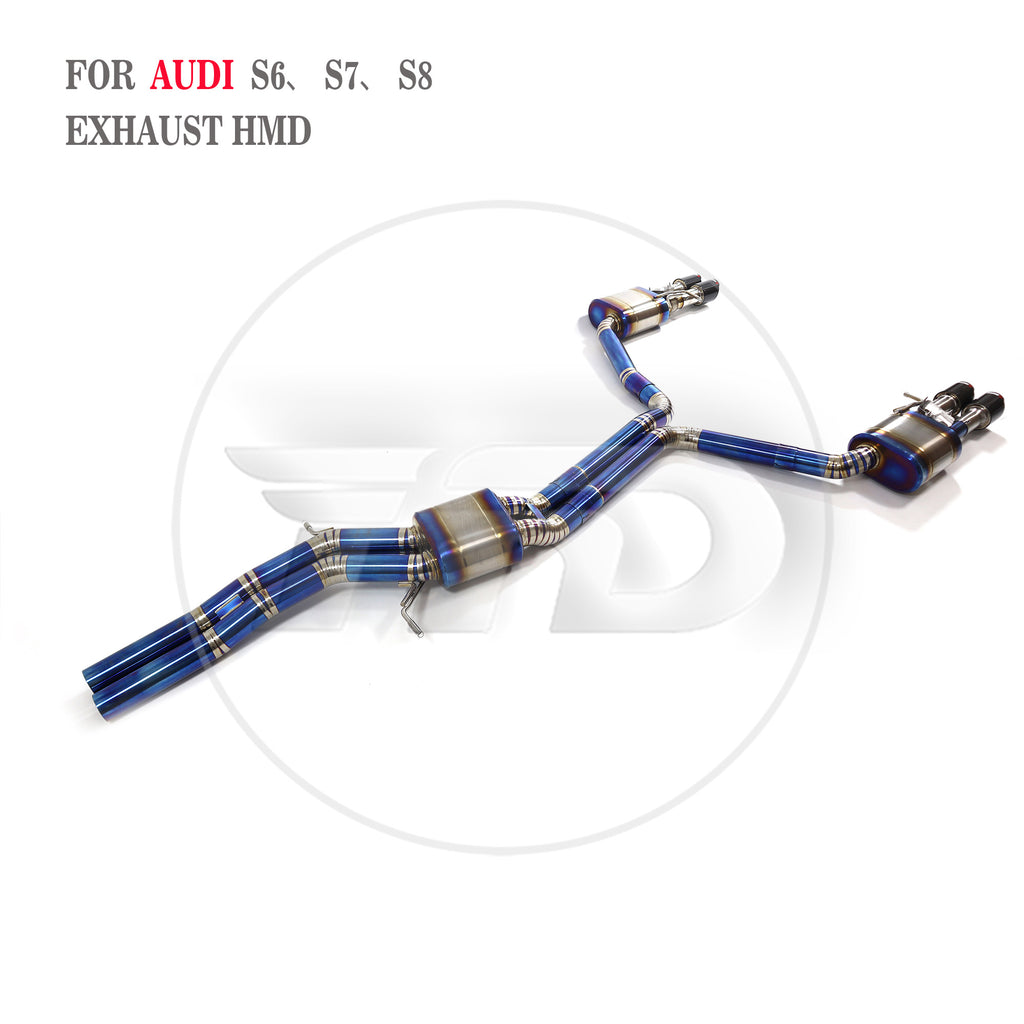 Audi S6 S7 C7 Catback Titanium Valved Sport Exhaust System