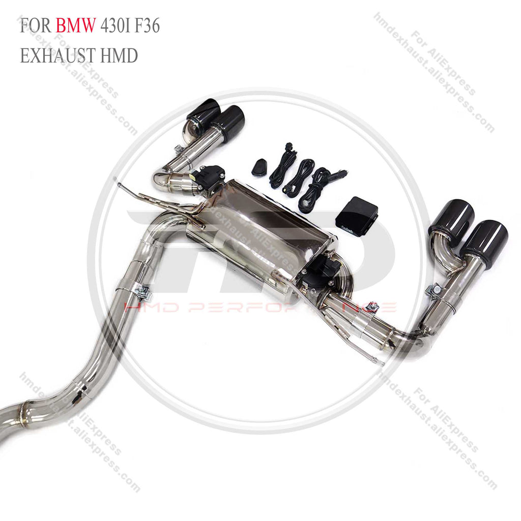 BMW 430I F36 catback sus304 Valved Sport Exhaust System