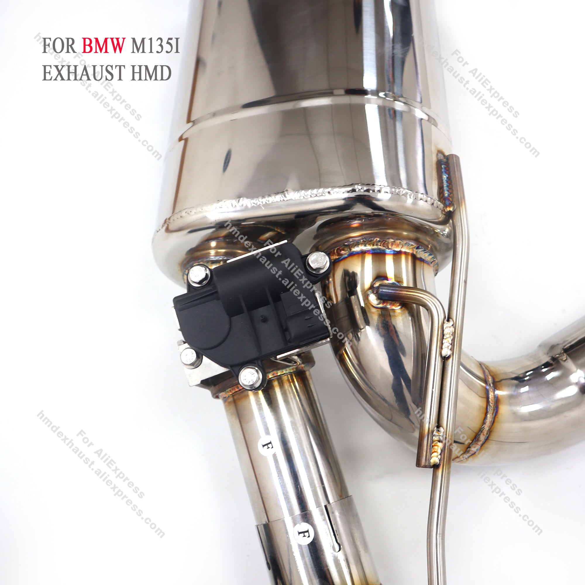 Exhaust System for BMW M135I catback Modified to Fit M2 Rear Diffuser sus304