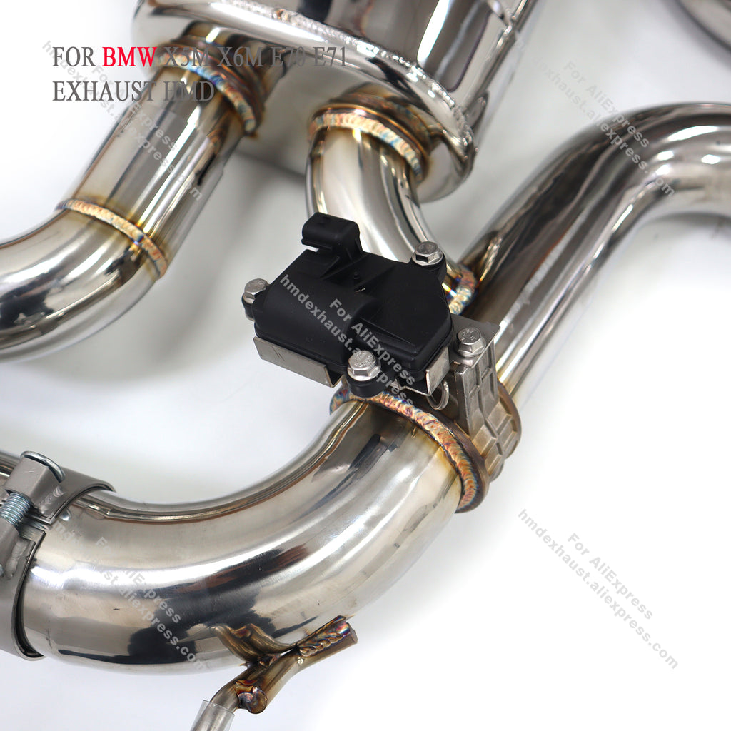 BMW X5M X6M E70 E71 catback sus304 Valved Sport Exhaust System