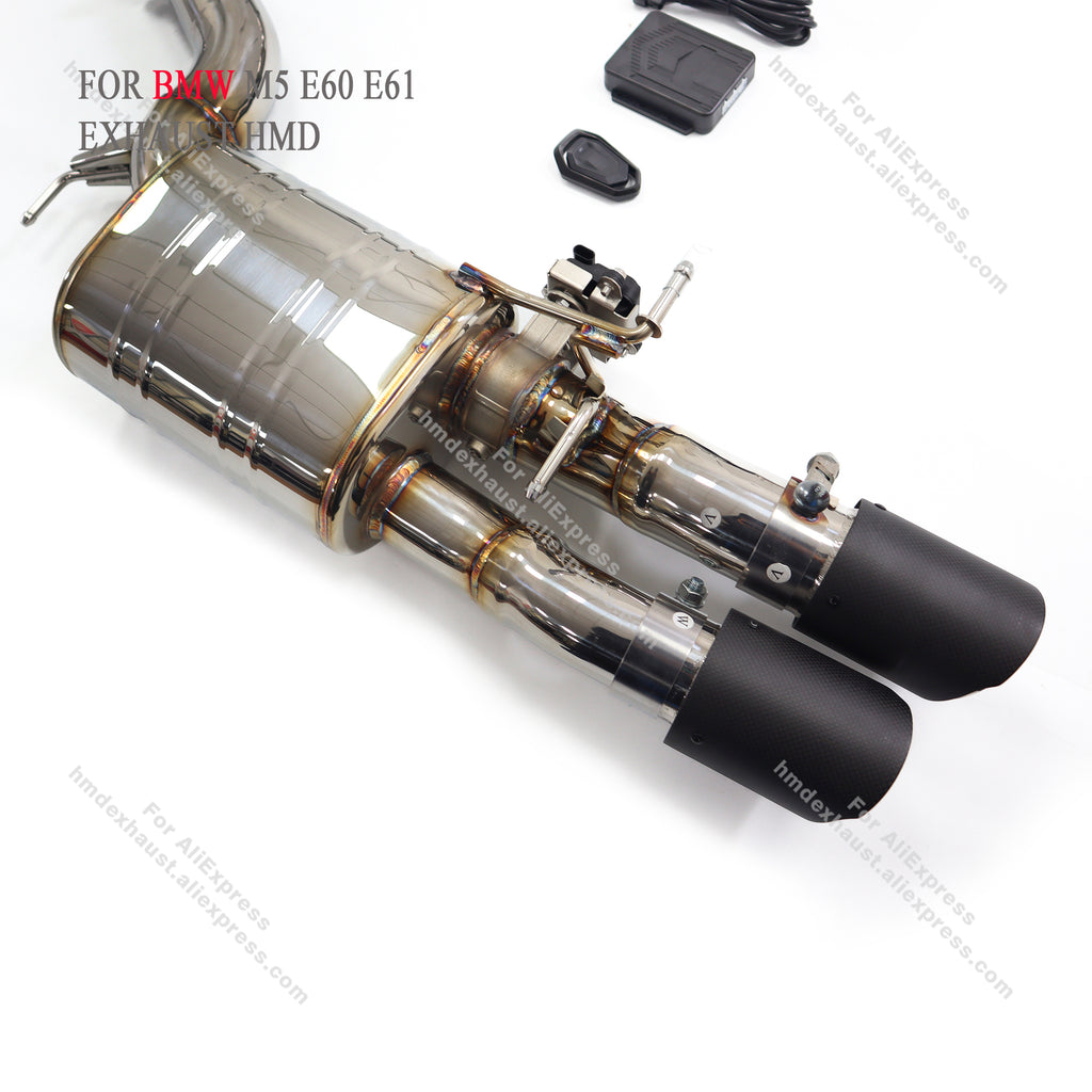 BMW M5 E60 E61 catback sus304 Valved Sport Exhaust System