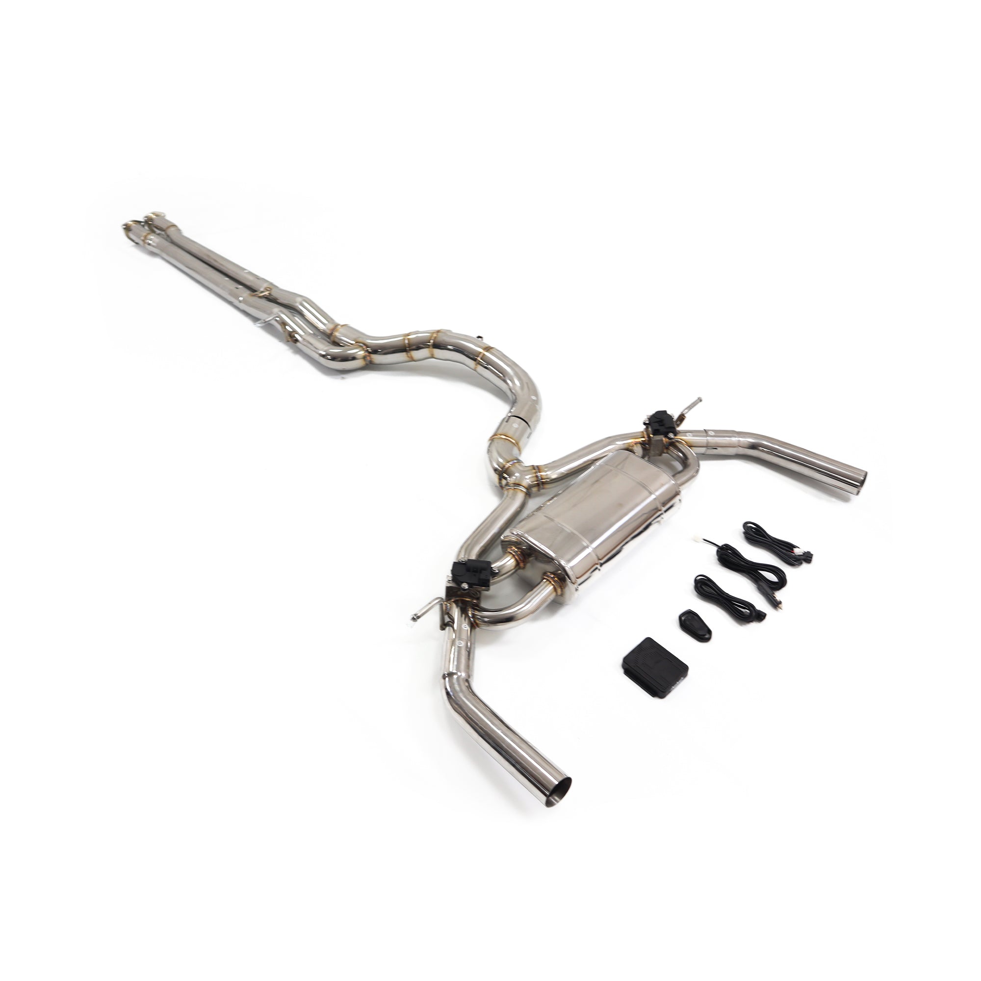 AUDI RS3 2024 catback add Resonator Tube sus304 Valved Sport Exhaust System