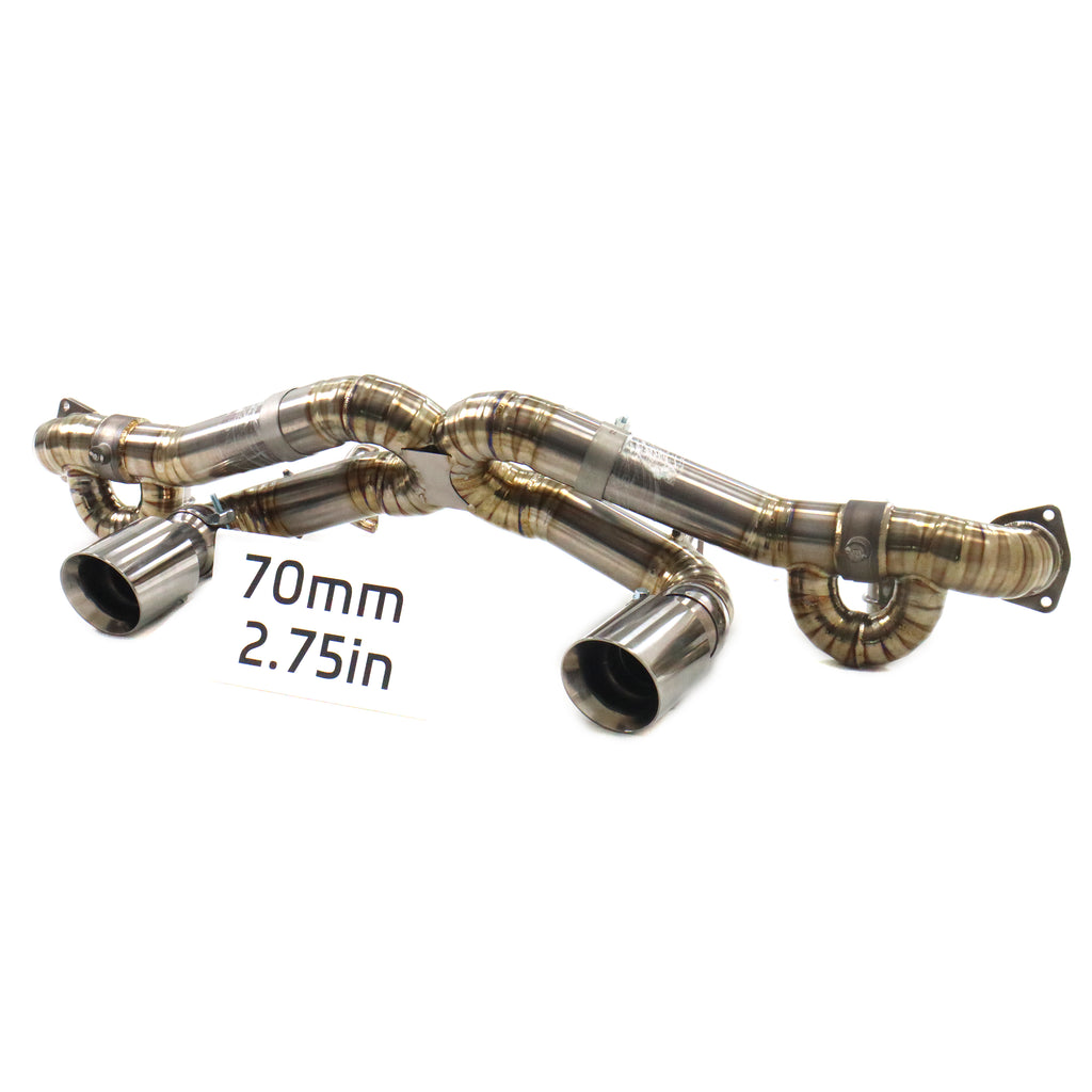 Porsche 718 GT4 RS 4.0L Catback Titanium Valved Sport Exhaust System
