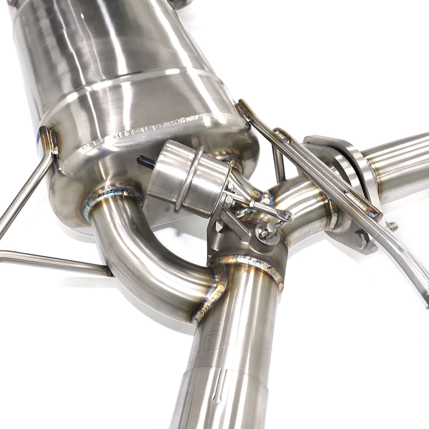Aston Martin DBS V12 6.0T catback add Resonator Tube sus304 Valved Sport Exhaust System