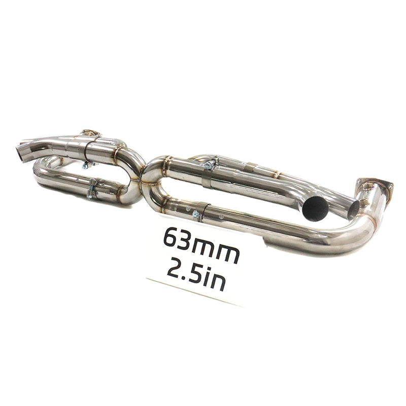Porsche 911 991.2 Turbo Straight Catback SUS304 High Flow Exhaust System