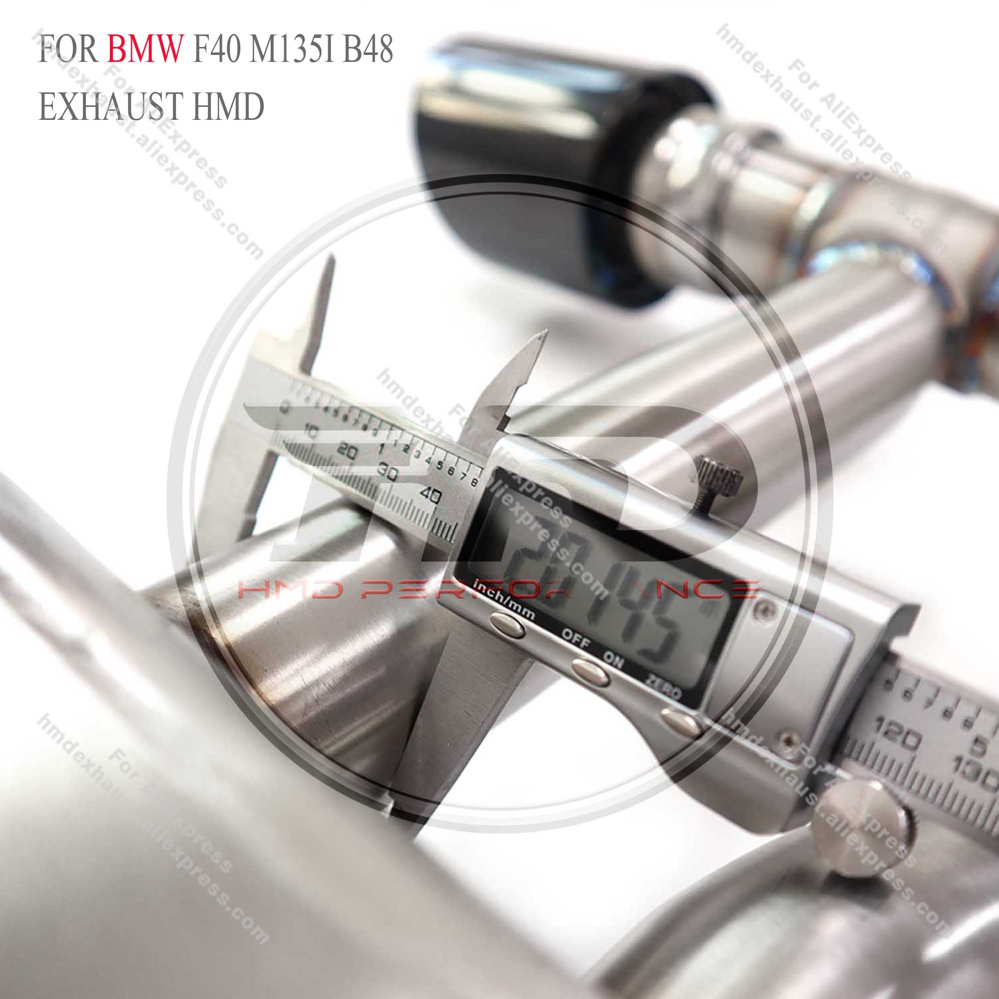 BMW F40 M135i b48 catback sus304 Valved Sport Exhaust System
