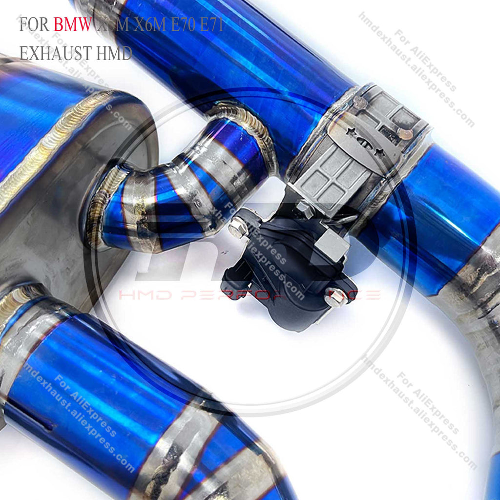 BMW X5M X6M E70 E71 Catback Titanium Valved Sport Exhaust System